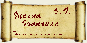 Vucina Ivanović vizit kartica